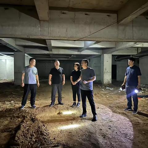 督进度 抓进展——供销贸易公司会同域渤公司联合查看施工现场