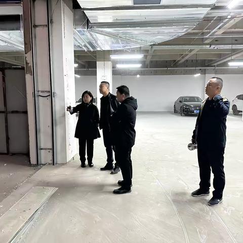 供销贸易公司同域渤公司 共同查看督促项目建设进展