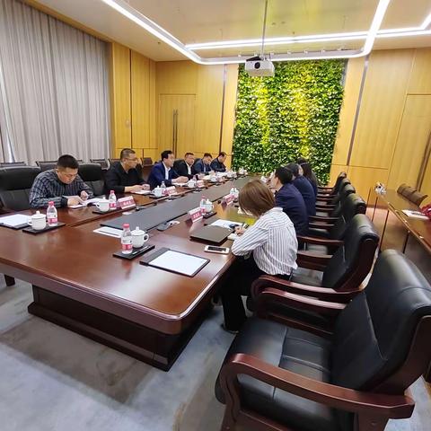 庆阳市合水县领导一行莅临卓朗科技洽谈合作项目