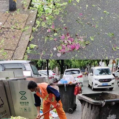 清扫三队2023年7月22日工作日志