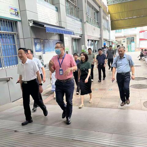 湖南省卫生健康委一行莅临海口市第三人员医院参观调研