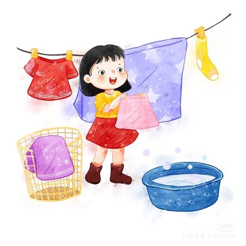 水花涤童心 劳动育成长——周末行为作业之洗衣服