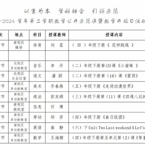 春暖花开耕耘季  课堂展示正当时