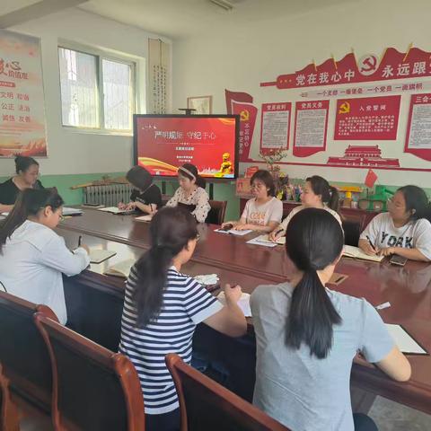 严明规矩  守纪于心 ——阳光小学党支部主题党日活动