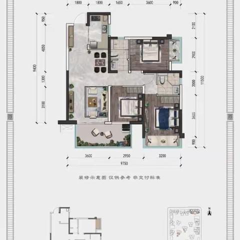 大唐新希望臻园97平05号房