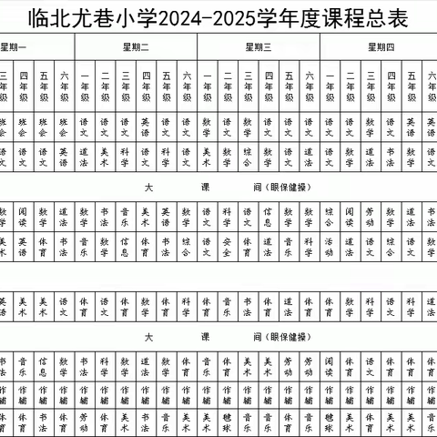 五河县临北回族乡尤巷小学 “三个一”工程实施安排