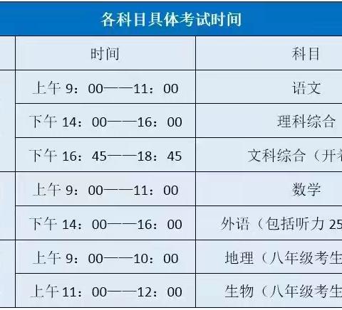 崇德实验学校中考前致全体考生及家长 一封信