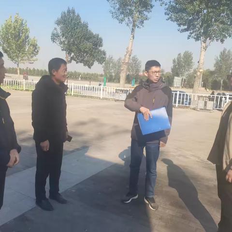 【馆陶服务区】中心资产科胡献智、黄亮一行到馆陶服务区检查指导工作