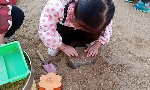 鱼邱湖中心幼儿园东兴路分园小一班沙池区游戏观察记录