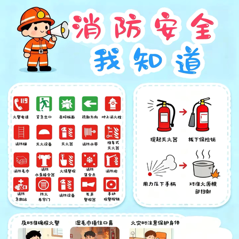 预防为主 生命至上——利辛县第五幼儿园消防演练