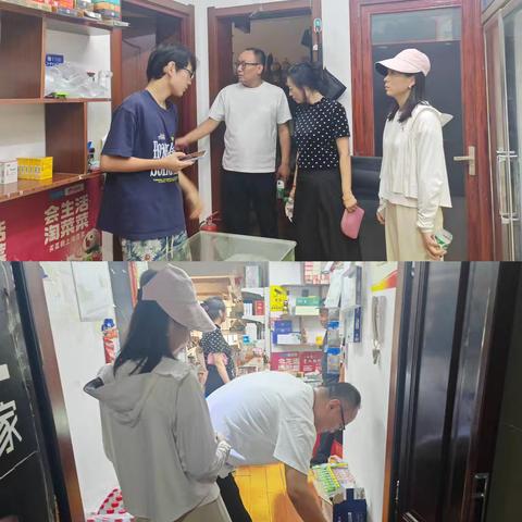 白桦林溪社区开展安全隐患联合排查行动