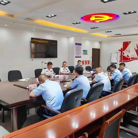 市禁毒支队支队长景谦军一行来我局调研指导禁毒工作