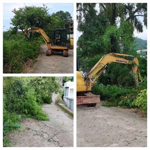 雨后清理路障，确保道路畅通