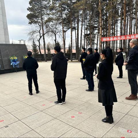 营商局党支部开展“缅怀革命先烈  赓续红色血脉”清明节祭扫主题党日活动