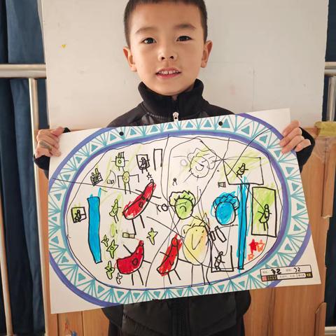 瑞绣幼儿园大八班美术作品展