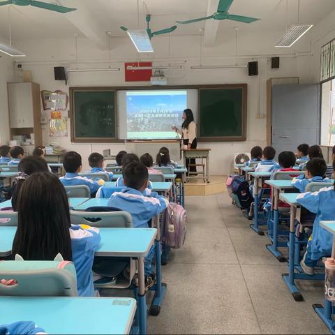 防灾减灾 守护安全——会城梅江小学防震减灾安全疏散逃生演练