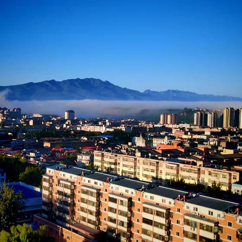 大美灵宝 云雾缭绕