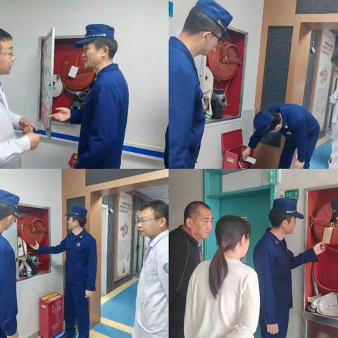 筑牢安全“防火线”——大业消防救援站深入辖区医院开展消防安全隐患排查工作