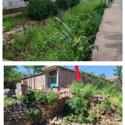 修缮道路，情暖家园——北桑鲁村排洪河槽棚顶活动