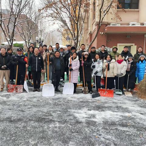 以雪为令  党员先行——荀子实验小学党支部十二月份主题党日活动