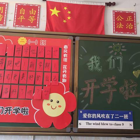 达拉特旗第九小学二一班“奔跑吧二年级”开学仪式活动