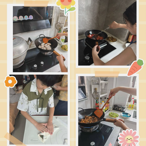 夏日劳动小当家， ‍争做家庭小主人。 ‍——固镇县第一小学胜利路校区暑期家务劳动实践纪实