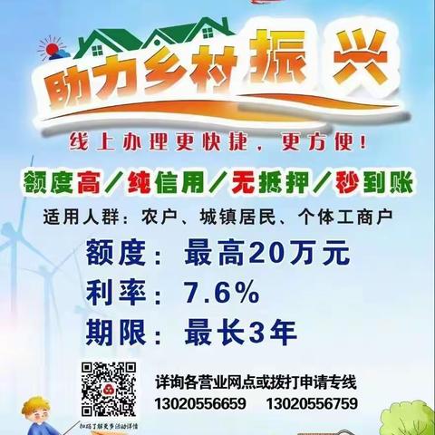 新野农商银行汉城支行——农商银行备用金，资金周转不用愁。