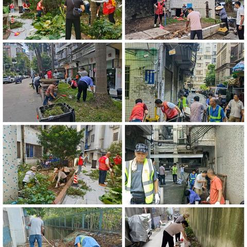 京溪物业部8月22日至24日工作简要