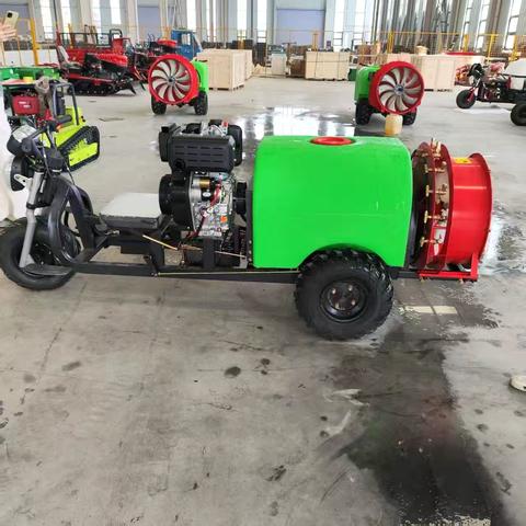 柴油15马力风送式打药机