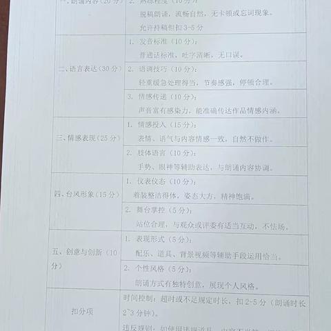 朗诵比赛：展现才华与成长的舞台