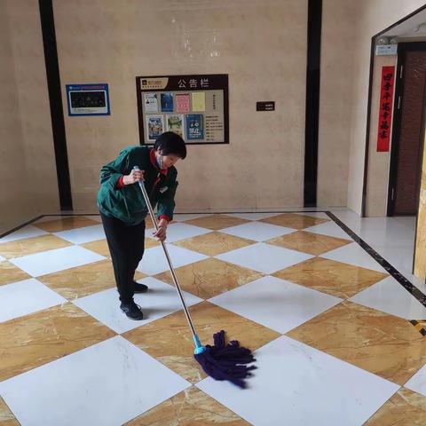 印染厂社区开展周末卫生日