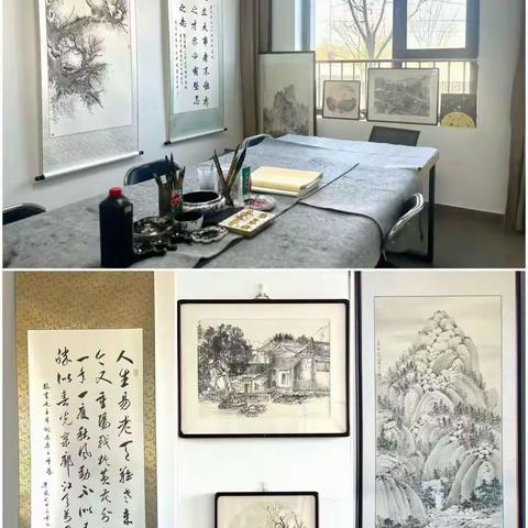 社区动态--“锦翼翰墨”书画社开启笔墨春秋之旅