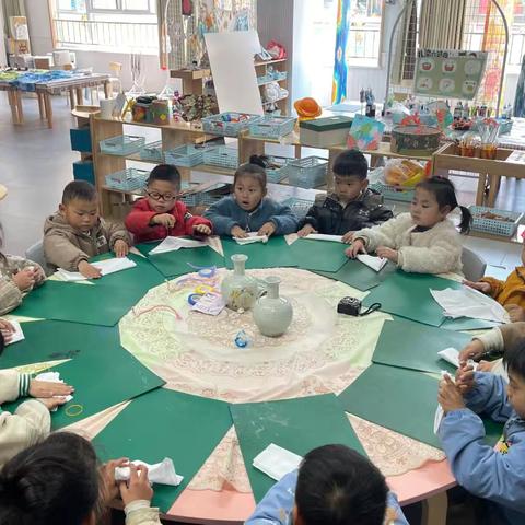 遇见扎染 小六班班本课程