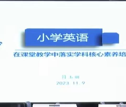 小学英语在课堂教学中落实学科核心素养，培养的策略初探