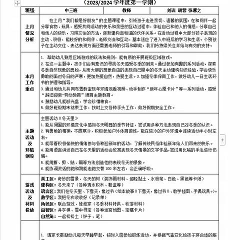 爸爸妈妈看过来——中三班线上家长园地（2023-2024秋学期第7期）