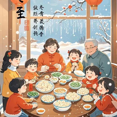 温情冬日 快乐冬至——东利幼儿园小二班主题教育活动