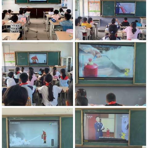 消防安全，我们在行动一一孟津区送庄镇护庄小学消防安全演练