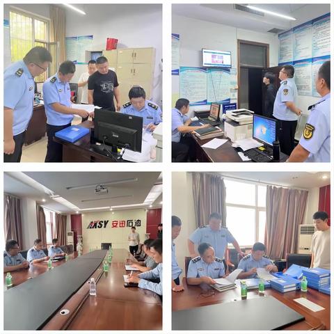 运管站在“双节”前对运输企业进行安全生产检查工作