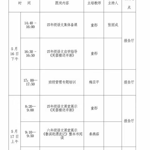 经开二小跟岗研修活动纪实(二)