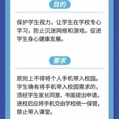 中小学生五项管理—手机管理