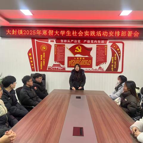 遇“践”青春，“镇”兴乡村‍——大封镇2025年寒假大学生社会实践活动