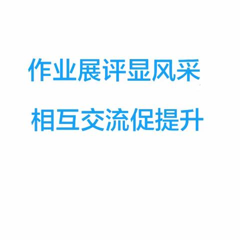 作业展评显风采 相互交流促提升——陇县温水镇李家河中心小学优秀作业展评活动