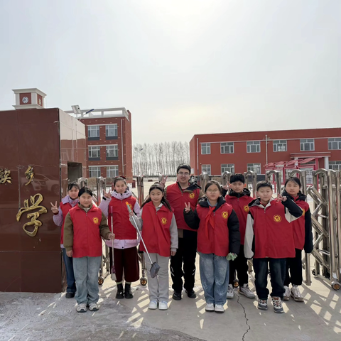 【社会实践】三月春风暖，雷锋伴我行——胜利乡文明广场学雷锋社会实践活动