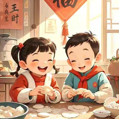 热乎的饺子，温暖的家——一二班