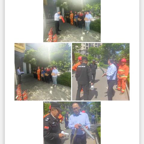 崂山湾礼宾物业桃源居项目消防演练