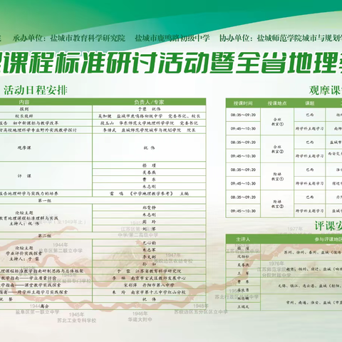 课改引领，科研促教——义务教育地理课程标准研讨活动暨全省地理教研工作会议