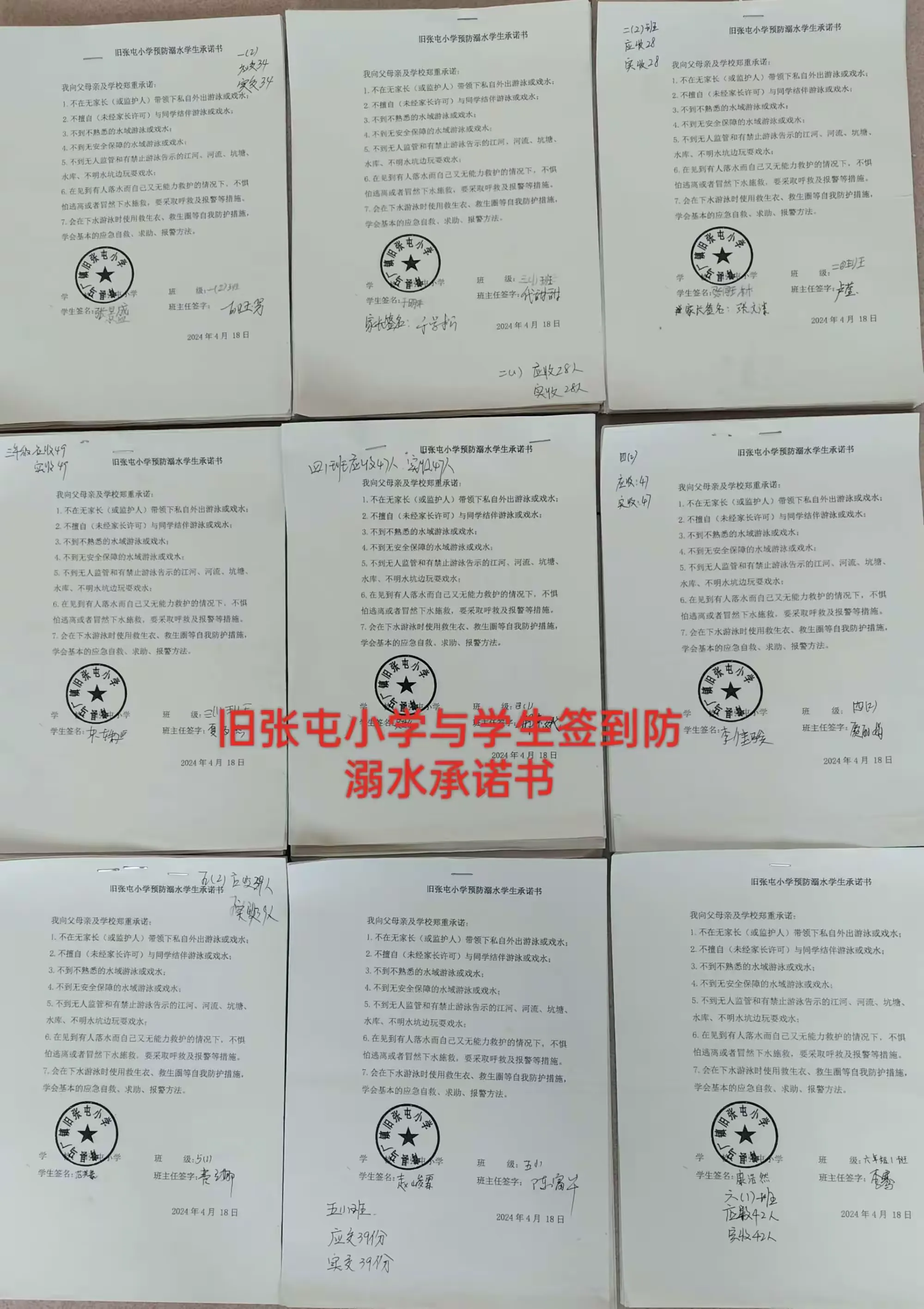 简篇-“珍爱生命,预防溺水”
2024年春季开学旧张屯小学
防溺水工作