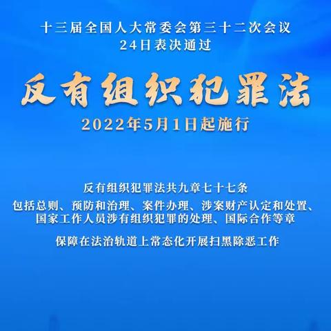 学法护航，平安成长——马兰屯镇李沟小学《反有组织犯罪法》普法宣传