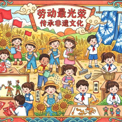 劳动润童心  家园共成长——高川乡后村幼儿园五一劳动节暨家长开放日活动纪实