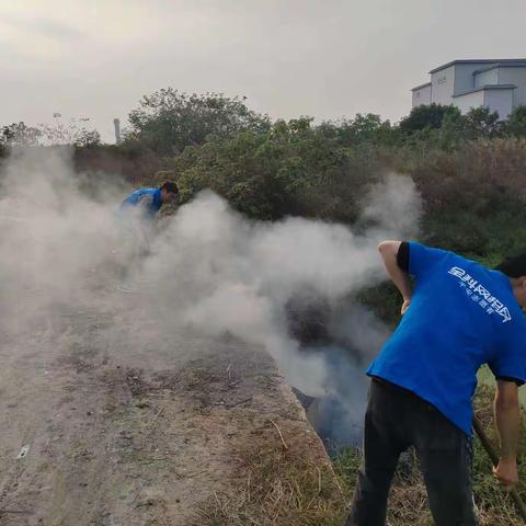 网格巡查突遇火情，及时扑灭保一方平安